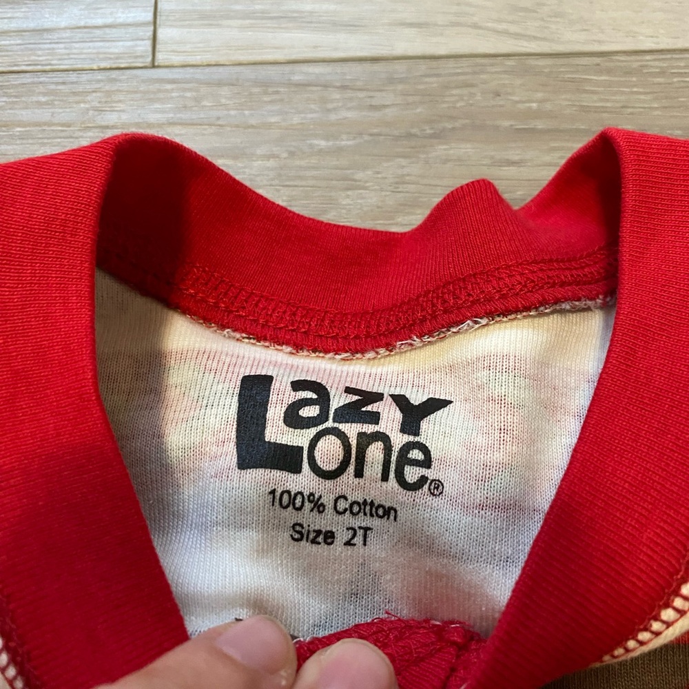 Lazy One Red Beat Pyjamas - Picture 3 of 3
